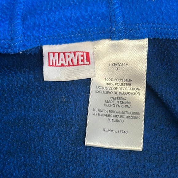 Marvel Blue Hoodie Jacket - Picture 2 of 6